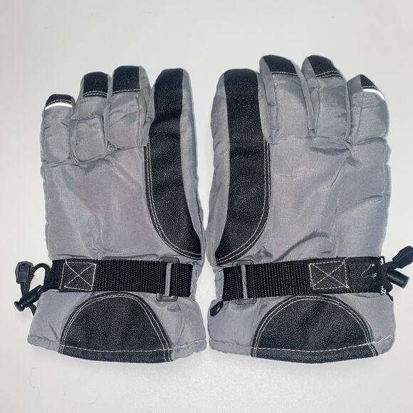 ABG Accessories Thinsulate Insulation 40 Grams Gray Black Winter Gloves Men's - Picture 1 of 6